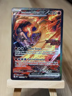 Pokemon TCG: Team Rocket’s Moltres Ex 229/182 SIR Stamped (Destined Rivals) - Image 1