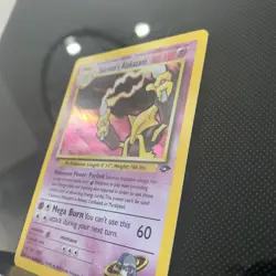 Pokemon Sabrina's Alakazam Holo 16/132 Gym Challenge Vintage Ken Sugimori NM/LP - Image 3