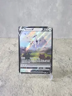 Pokemon TCG-Arceus V SWSH204 Sword & Shield Black Star Promo - Image 1