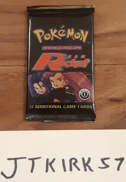 Pokemon Team Rocket 1ST Edition Booster Pack, Factory Sealed, Vintage, BOX FRESH - Image 1