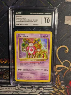 Pokemon Mr. Mime 013/034 2023 Blastoise Suicune Ex Holo Classic CGC 10 Gem Mint - Image 1