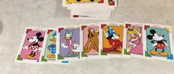 Mickey Mouse World Tour Vintage Trading Cards Lot Of 100 Cards Disney World - Image 2
