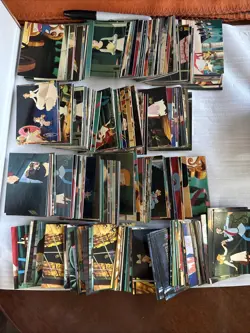 SKYBOX - WALT DISNEY VINTAGE CINDERELLA OVER 375 LOOSE TRADING CARD LOT 1995 - Image 1