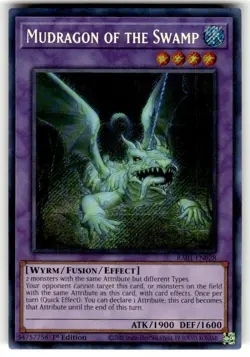 Mudragon of the Swamp RA01-EN028 Secret Rare NM Yugioh - Image 1