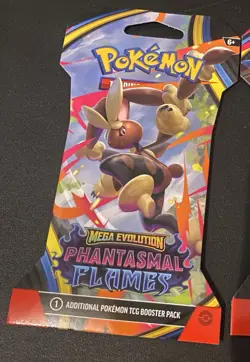 Pokemon TCG Mega Evolution: TWO Phantasmal Flames Booster Bundle plus 4 Packs! - Image 5