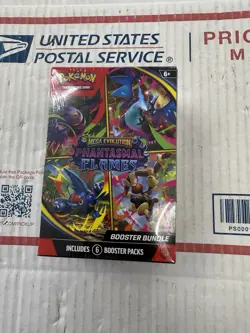 Pokemon TCG Mega Evolution Phantasmal Flames Booster Bundle - NEW IN HAND - Image 1