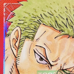 One Piece Card TCG Roronoa Zoro Parallel OPK01-001 Romance Dawn Alt Art L Korean - Image 2