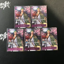 One Piece TCG Japanese Promos OP05-067 R Zoro-Juurou Complete Guide 5 Lot #2 - Image 1