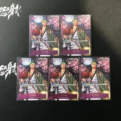 One Piece TCG Japanese Promos OP05-067 R Zoro-Juurou Complete Guide 5 Lot #3 - Image 1