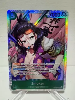 Smoker - OP10-030 SR - One Piece CCG - Royal Blood - MINT 💎💎💎 - Image 1