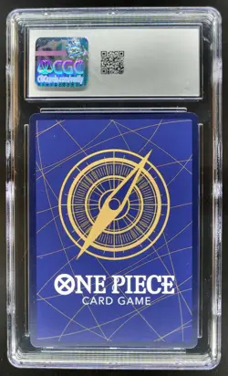 2022 ONE PIECE CCG JPN MONKEY D. LUFFY MANGA ALT ART 25TH P-001 CGC 9.5 B PT - Image 2
