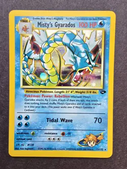Pokemon TCG Gym Challenge Misty's Gyarados Rare Holo. 13/132 NM/M - Image 1