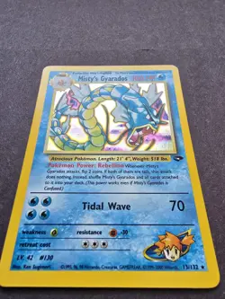 Pokemon TCG Gym Challenge Misty's Gyarados Rare Holo. 13/132 NM/M - Image 4