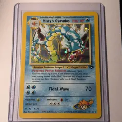 Pokemon TCG Misty's Gyarados Holo Rare Gym Challenge 13/132 Unlimited Edition - Image 1