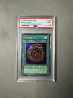 Yu-Gi-Oh! Megamorph MRL-061 1st Edition Ultra Rare (2002) PSA Mint 9 - Graded - Image 1