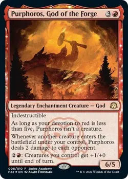 Purphoros, God of the Forge - Foil Promo Judge Gift Cards NM MTG - Image 1