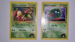 Pokemon TCG Gym Heroes (2000) Erika Bundle, 4 Cards - Image 3