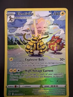 Pokemon Electivire GG08/GG70 Crown Zenith Galarian Gallery Holo Card - Image 1