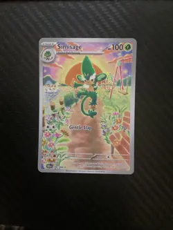Pokemon TCG Simisage 090/086 Black Bolt Illustration Rare Card - Near Mint - Image 1