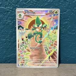 Pokemon TCG Simisage 090/086 Black Bolt Illustration Rare Card - Near Mint - Image 1