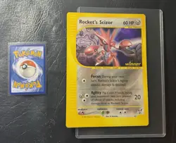 2002 ROCKETS SCIZOR 4 Pokemon BEST OF WINNER PROMO JUMBO VINTAGE CARD NINTENDO - Image 1