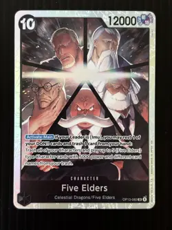 Five Elders OP13-082 - SR Carrying on His Will - ONE PIECE Card Game English - Image 1