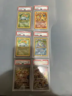 Pokemon PSA Graded Cards lot (6) - Image 1