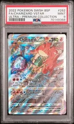 PSA 9 Charizard VSTAR SWSH262 SWSH: Sword & Shield Promo Cards Holo - Image 1