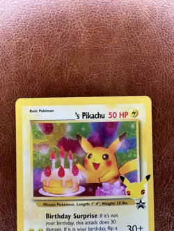 Pokemon TCG Birthday Pikachu #24 Celebrations 25th Anniversary Card Promo - Image 2