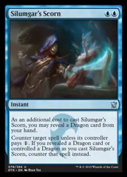 Silumgar's Scorn x1 Magic the Gathering 1x Dragons of Tarkir mtg card - Image 1