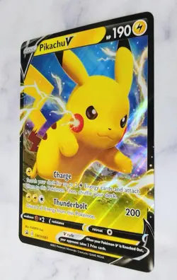 Pikachu V Gold Foil, SWSH Set Of 6 Pokemon Cards - Image 4
