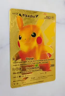Pikachu V Gold Foil, SWSH Set Of 6 Pokemon Cards - Image 5