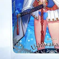 FGO Ushiwakamaru Wafer Card N05 Fate Grand Order Rider Bandai Japan TCG Anime - Image 4