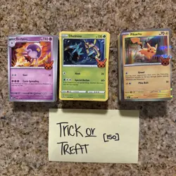 Halloween pokemon cards bulk Stack Holos Random Lot Mint 150 cards - Image 1