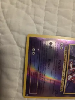 Pokemon XY Evolutions Mewtwo 51/108 Reverse Holo Card Near Mint Condition - Image 5