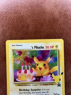 Pokemon TCG Birthday Pikachu #24 Celebrations 25th Anniversary Card Promo - Image 2