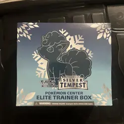 Pokemon TCG Pokemon Center Silver Tempest Elite Trainer Box ETB New Sealed 820650851070 - Image 1