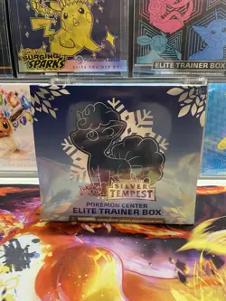 Pokemon TCG Pokemon Center Silver Tempest Elite Trainer Box ETB New Sealed - Image 1