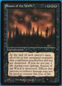 Season of the Witch The Dark NM (Reserved List MTG Magic Card) (510201) ABUGames - Image 1