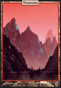 1x Mountain (139) - Unhinged - Moderately Played, English - MTG! - Image 1