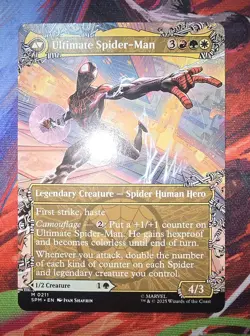 MTG - SPM - Miles Morales / Ultimate Spider-Man (Borderless) #211 - NM Regular - Image 2