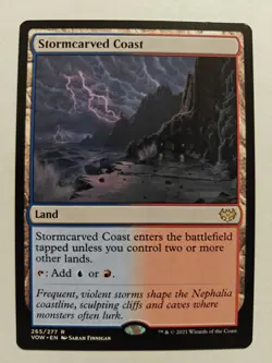 Stormcarved Coast - NM - VOW 265 MTG Magic The Gathering - Image 1