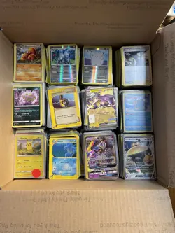 Large Pokemon Card Bulk Lot Over 15 Lbs! Vintage Rares And Holos, FA, EX, GX - Image 1