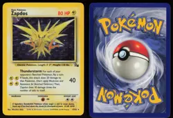 Zapdos 15/62 Evolution Error Rare Fossil Holo Unlimited Pokemon - Image 3