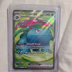 Pokemon Venusaur ex 182/165 Scarlet & Violet 151 Ultra Rare Full Art Holo NM - Image 1
