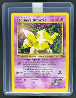 2000 Pokemon Gym Challenge Sabrina's Drowzee #95/132 - Image 1