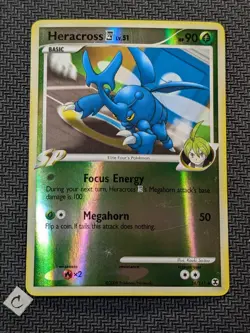 Heracross 24/111 - Rising Rivals Reverse Holo Rare Pokemon TCG LP - Image 1
