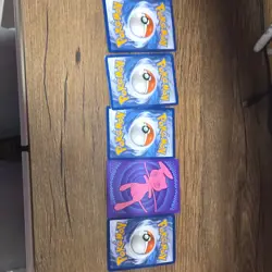 Pokemon TCG Holo Lot Mew V Mimikyu GX Alolan Vulpix V Vaporeon Tapu Fini GX - Image 2