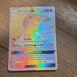 Pokemon TCG Holo Lot Mew V Mimikyu GX Alolan Vulpix V Vaporeon Tapu Fini GX - Image 4