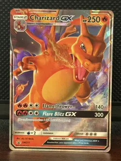 2019 Pokemon Black Star Promo SM211 Charizard GX Hidden Fates Tins NM - Image 1